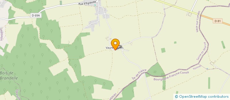 localisation de l'entreprise LE CLOS F3L  VILLEBEON