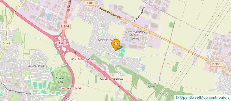 localisation de l'entreprise LE CLOS FAVRE  SAINT-PRIEST