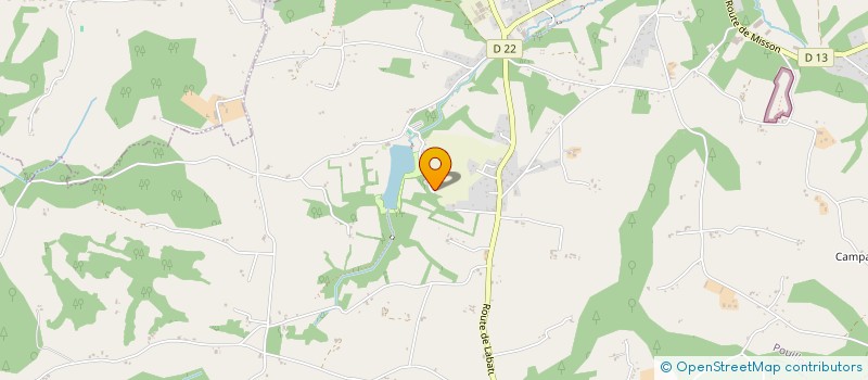 localisation de l'entreprise LE CLOS FIDOMI  POUILLON