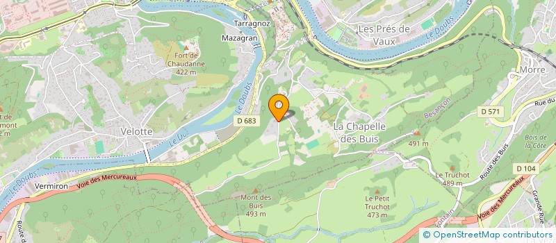 localisation de l'entreprise LE CLOS FLAMMARION à BESANCON