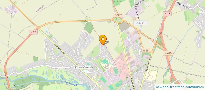 localisation de l'entreprise LE CLOS FLEURI  ANZIN-SAINT-AUBIN