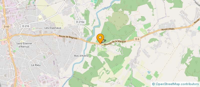 localisation de l'entreprise LE CLOS FLEURI  SAINT-PRIVAT-DES-VIEUX