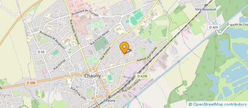 localisation de l'entreprise LE CLOS FLEURI à CHAUNY