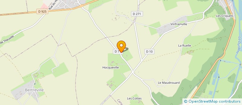 localisation de l'entreprise LE CLOS FLEURI  CANY-BARVILLE