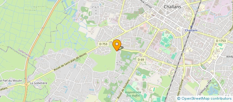 localisation de l'entreprise LE CLOS FLEURI à CHALLANS
