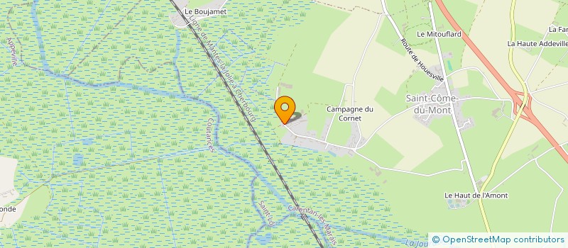 localisation de l'entreprise LE CLOS FLEURI DES MARAIS à CARENTAN-LES-MARAIS