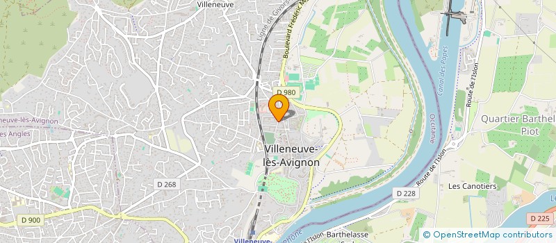 localisation de l'entreprise LE CLOS FLORES à VILLENEUVE-LES-AVIGNON