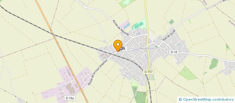 localisation de l'entreprise LE CLOS FOLLET à AVANTON