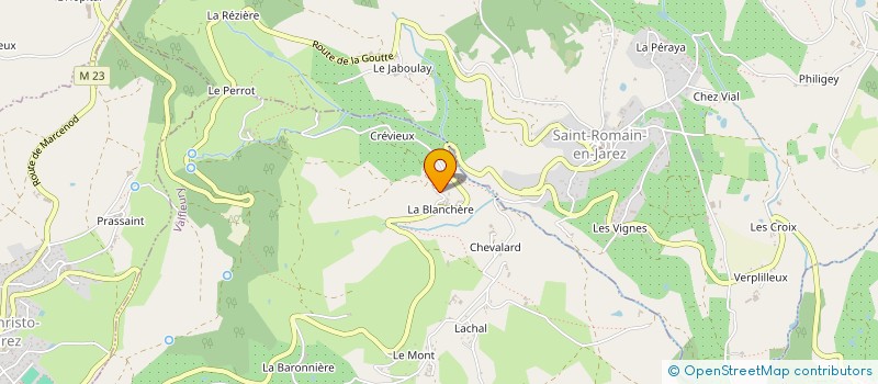 localisation de l'entreprise LE CLOS FONT ROZET  VALFLEURY