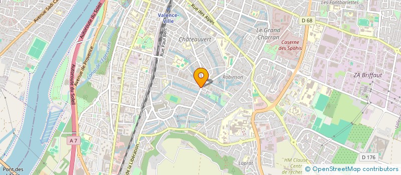 localisation de l'entreprise LE CLOS FUZIER à VALENCE