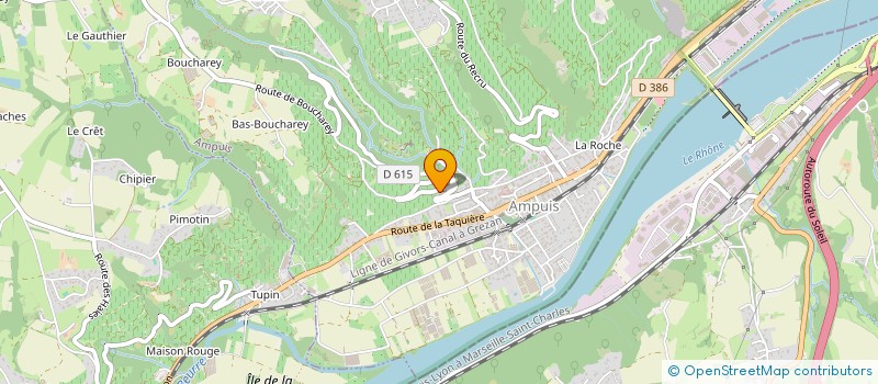localisation de l'entreprise LE CLOS GABRIEL  AMPUIS