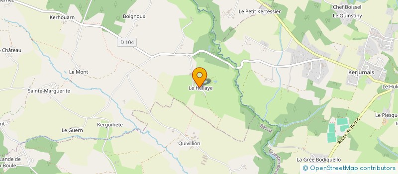 localisation de l'entreprise LE CLOS GACILIER à SULNIAC