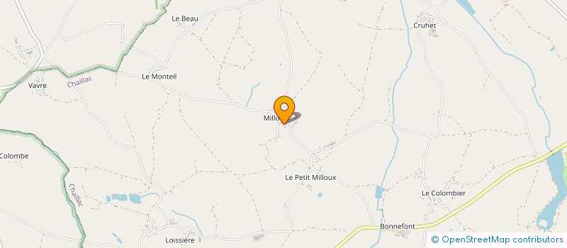 localisation de l'entreprise LE CLOS GAIA à CHAILLAC