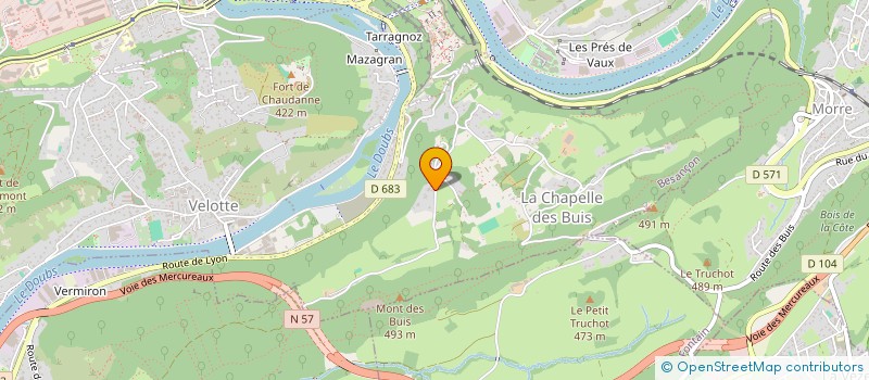 localisation de l'entreprise LE CLOS GALLIMARD  BESANCON