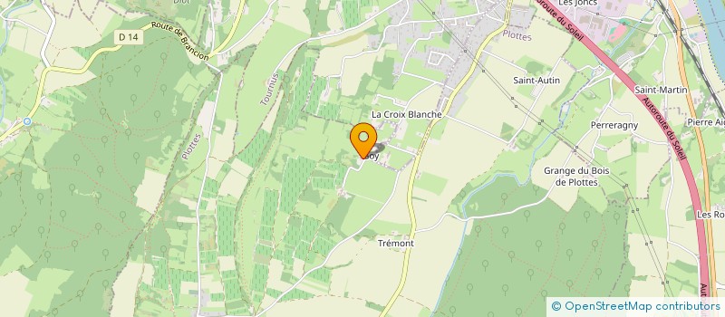 localisation de l'entreprise LE CLOS GANDIN  PLOTTES