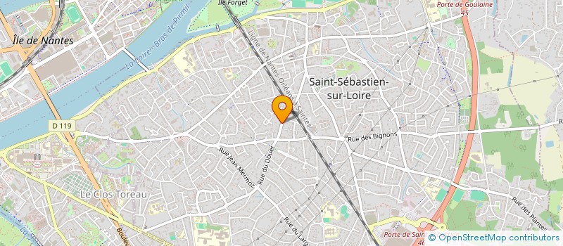 localisation de l'entreprise LE CLOS GEVAUDAN-LOURNEAU  SAINT-SEBASTIEN-SUR-LOIRE