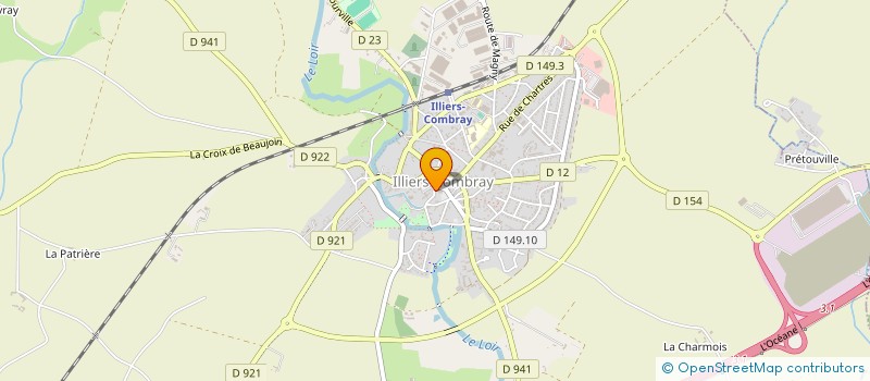 localisation de l'entreprise LE CLOS GILLET à ILLIERS-COMBRAY