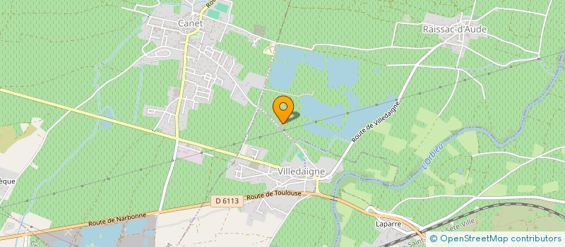 localisation de l'entreprise LE CLOS GOURMAND  RAISSAC-D'AUDE