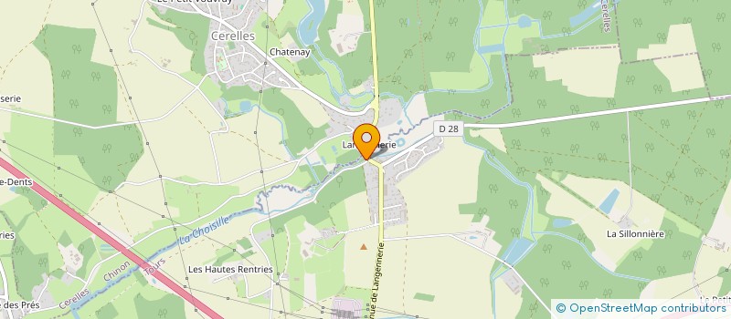 localisation de l'entreprise LE CLOS JAGI à CHANCEAUX-SUR-CHOISILLE