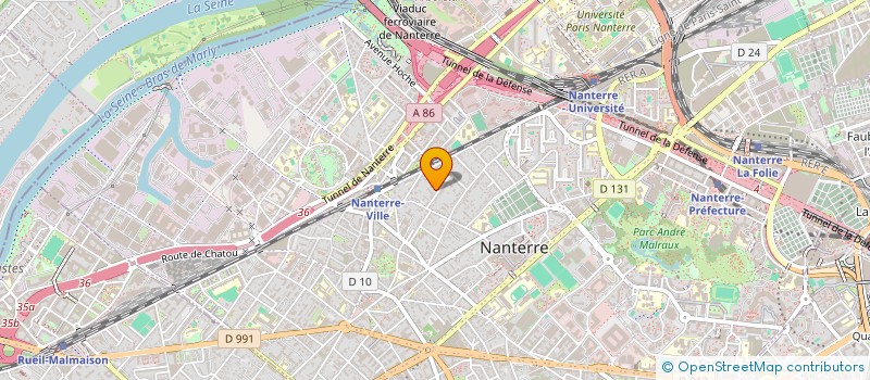 localisation de l'entreprise LE CLOS JOUBERT  NANTERRE