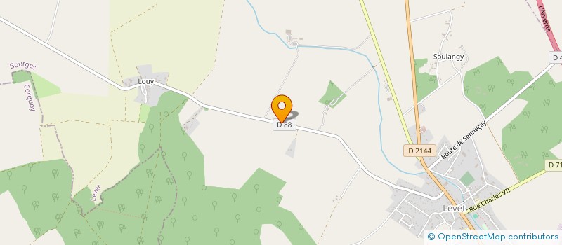 localisation de l'entreprise LE CLOS LANDRY  LEVET