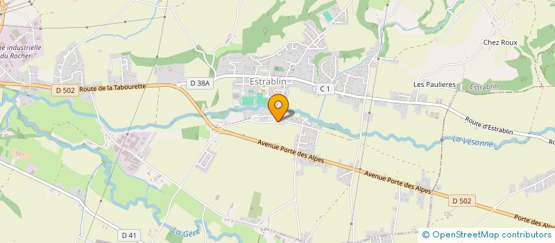 localisation de l'entreprise LE CLOS LOUANE  ESTRABLIN