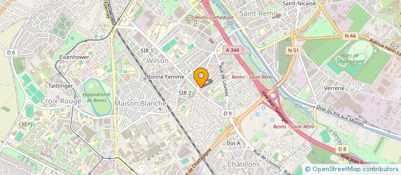 localisation de l'entreprise LE CLOS LUMINEUX  REIMS