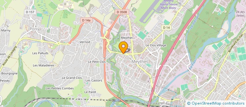 localisation de l'entreprise LE CLOS LYLO - HAUTEVILLE SUR FIER  ANNECY