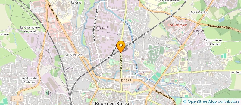 localisation de l'entreprise LE CLOS MAGINOT à BOURG-EN-BRESSE