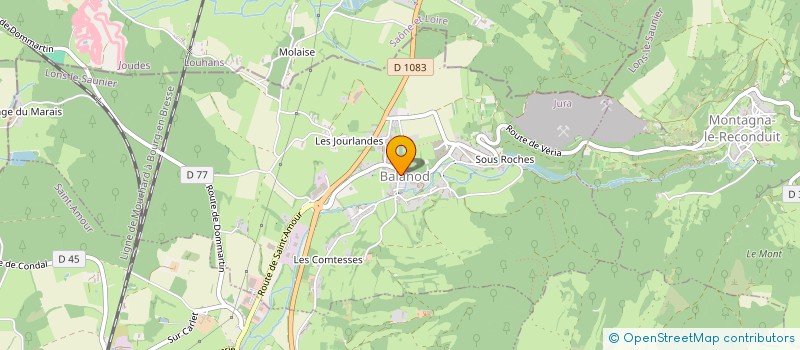 localisation de l'entreprise LE CLOS MANON  BALANOD