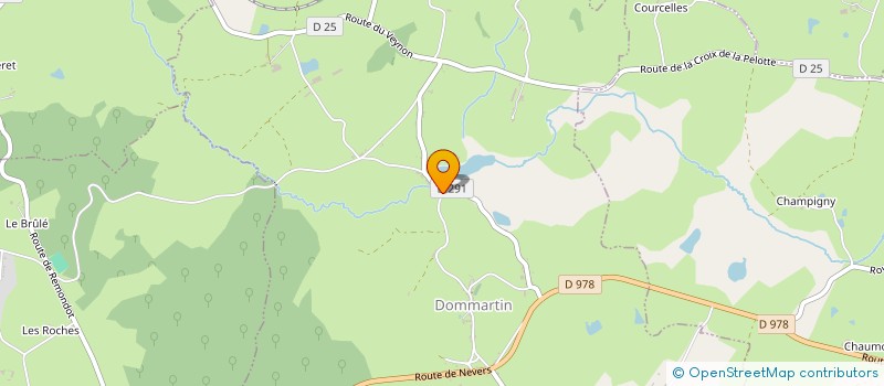 localisation de l'entreprise LE CLOS MARBELINE  DOMMARTIN