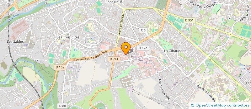 localisation de l'entreprise LE CLOS MARCHAND à SAINT-BENOIT