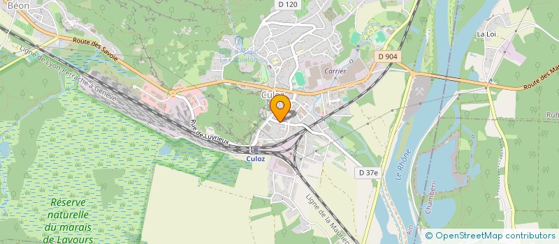 localisation de l'entreprise LE CLOS MARIE à CULOZ-BEON