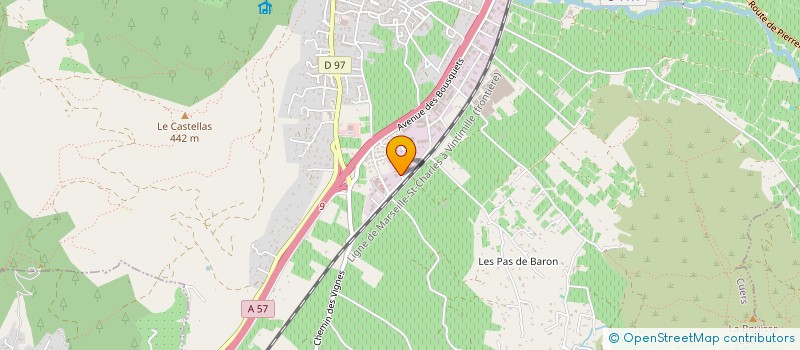 localisation de l'entreprise LE CLOS MARIE  CUERS