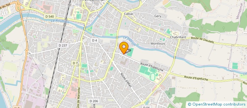 localisation de l'entreprise LE CLOS MARION  MONTELIMAR