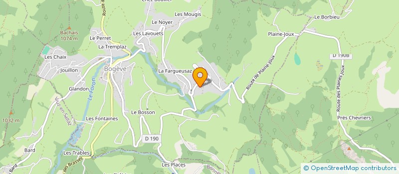localisation de l'entreprise LE CLOS MASSON à BOGEVE