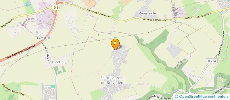 localisation de l'entreprise LE CLOS MASURE  SAINT-LAURENT-DE-BREVEDENT