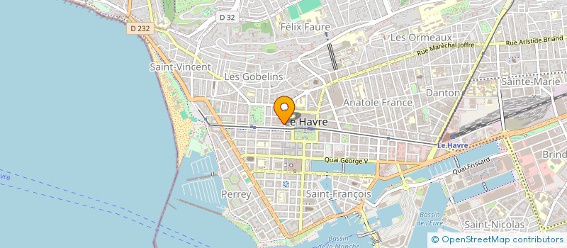 localisation de l'entreprise LE CLOS MATHILDE  LE HAVRE