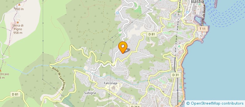 localisation de l'entreprise LE CLOS MATTEO à BASTIA