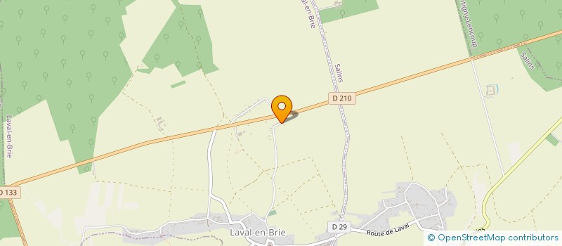 localisation de l'entreprise LE CLOS MELLOT  LAVAL-EN-BRIE