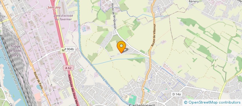 localisation de l'entreprise LE CLOS MICKAEL  CASTELGINEST