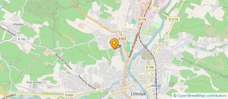 localisation de l'entreprise LE CLOS NATHOU à LIMOUX
