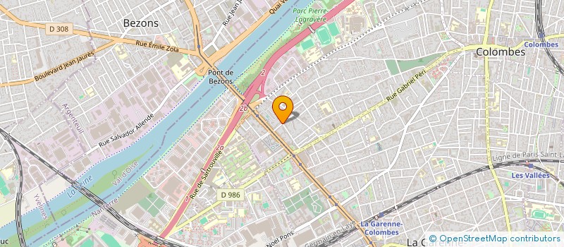 localisation de l'entreprise LE CLOS NOIR à COLOMBES