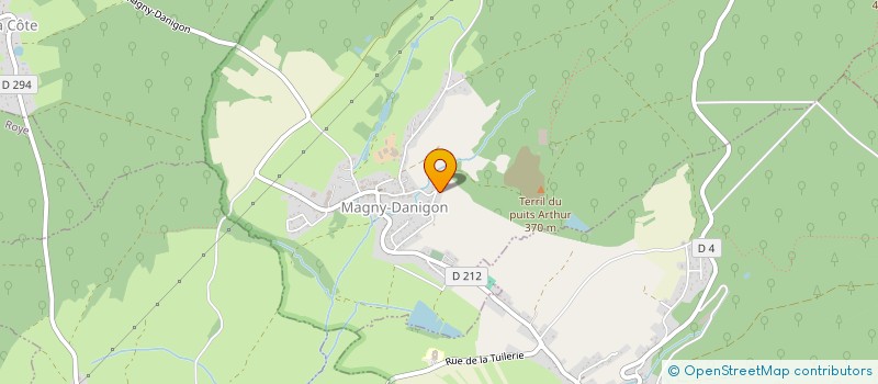 localisation de l'entreprise LE CLOS PAVILLARD  CLAIREGOUTTE