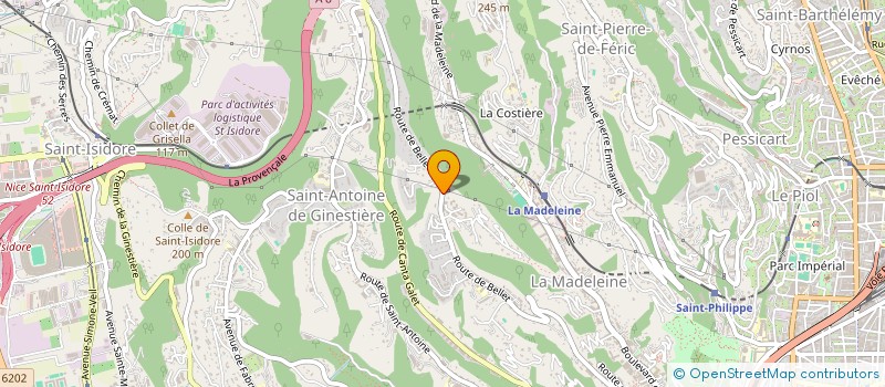 localisation de l'entreprise LE CLOS REVE à NICE