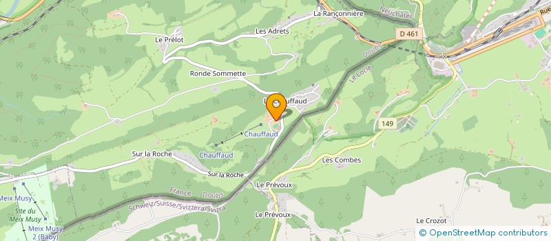 localisation de l'entreprise LE CLOS RK à VILLERS-LE-LAC