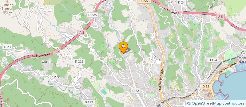 localisation de l'entreprise LE CLOS ROBERTE à MENTON