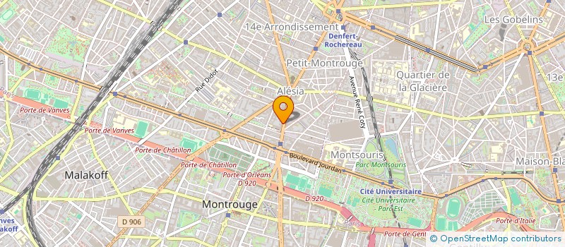 localisation de l'entreprise LE CLOS ROCHEREAU à PARIS