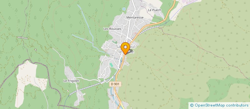 localisation de l'entreprise LE CLOS ROMAIN à SAINT-PAUL-LE-JEUNE