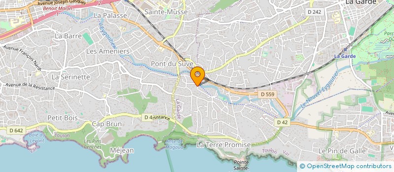localisation de l'entreprise LE CLOS SAINT BRICE à LA GARDE